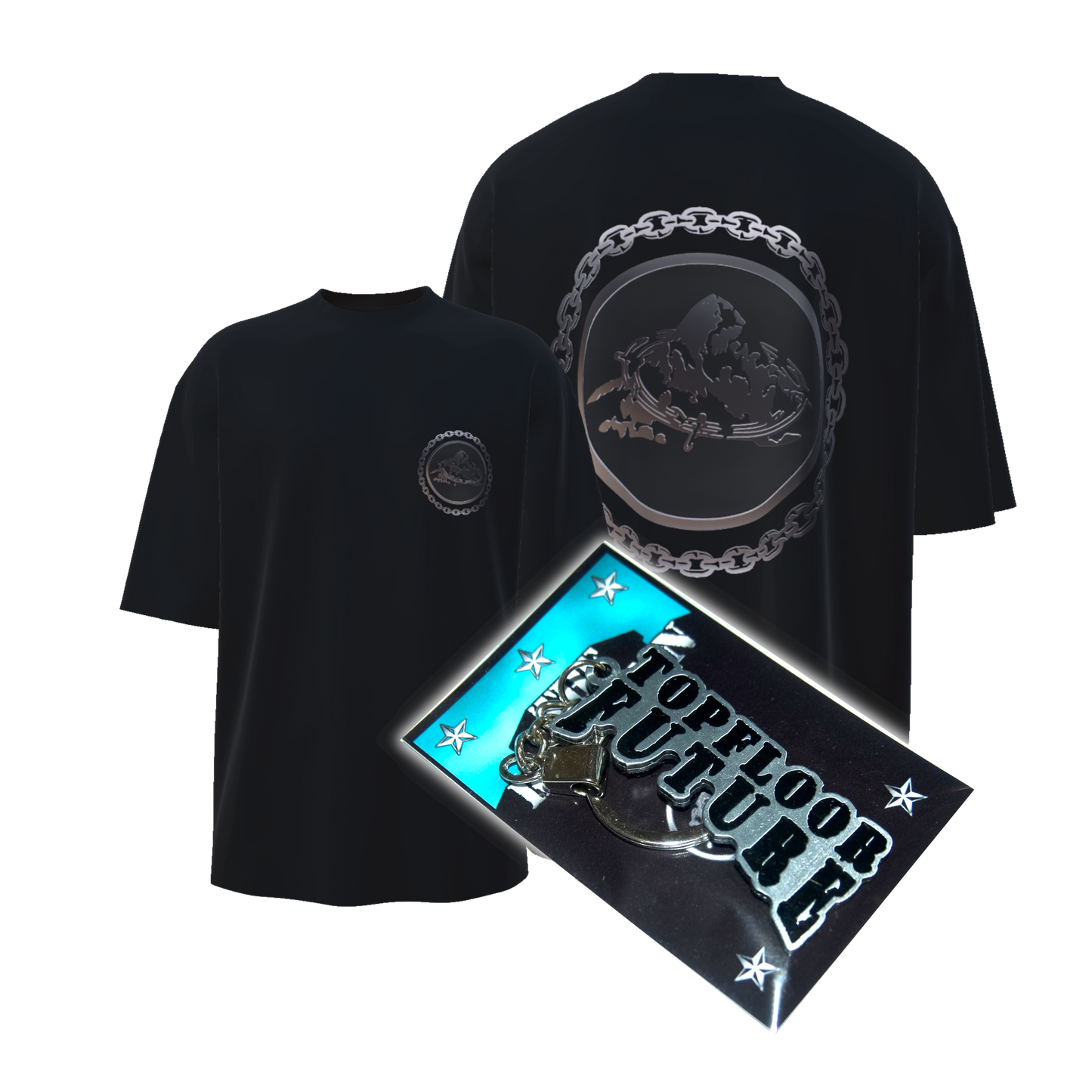 Bling Tee + The Keychain set